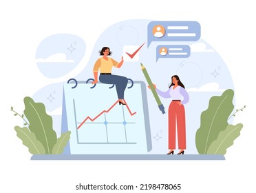 Support concept. Character help each other in solving problems. Advice from tutor. Cooperation, unity, partnership and teamwork. Social community or movement activity. Flat vector illustration set