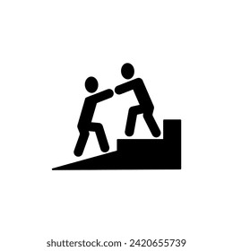 support concept line icon. Simple element illustration. support concept outline symbol design.