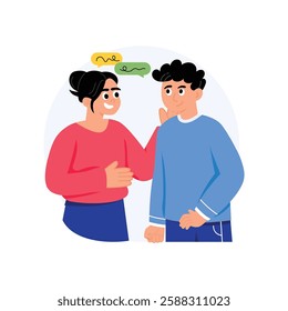 Support Concepts Style illustrations. EPS 10 File stock illustration