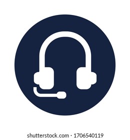 Soporte o diseño de iconos de atención al cliente vectorial para uso múltiple 