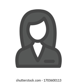 Support dark colored vector icon