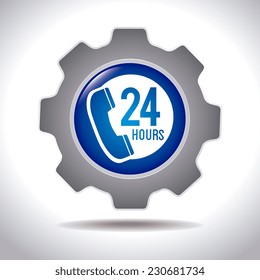 Support design over gray background,vector illustration