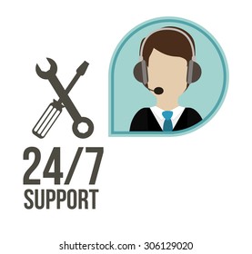 Support digital design, vector illustration eps 10