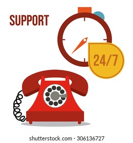 Support digital design, vector illustration eps 10