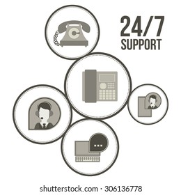 Support digital design, vector illustration eps 10