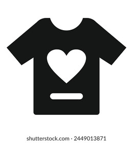 Support donation tshirt icon simple vector. People contribute help. Team style share