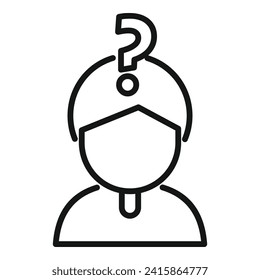 Soporte para el vector de contorno de icono de carteles de igualdad. Orgullo retrato. Mover humanos