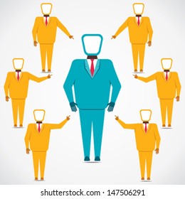 support every people to leader vector