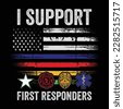 first responders flag