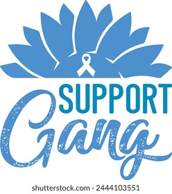 Support Gang T shirt Design