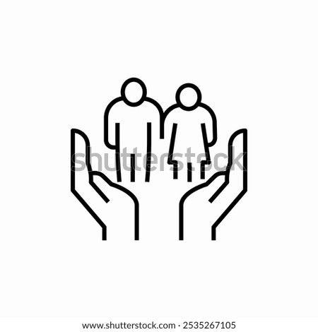 support group icon sign vector