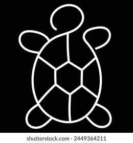  Support habitat rehabilitation efforts with the turtle icon, symbolizing initiatives to restore nesting grounds and aquatic ecosystems for turtle populations. Editable Stroke Icon.