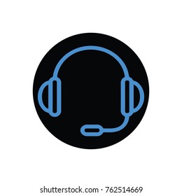 Support head phone icon