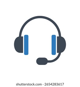 Icono de auriculares de Asistencia. Icono de Asistencia Castomar