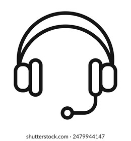 Support Headset Icon Ideal for Customer Service