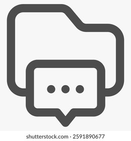 support history, simple customer service icon