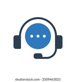 Icono de Asistencia - Icono de centro de llamadas