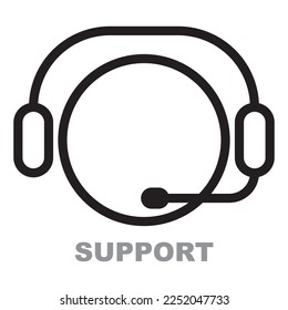 Support-Symbol kann für Unternehmen, Logos und andere verwendet werden.