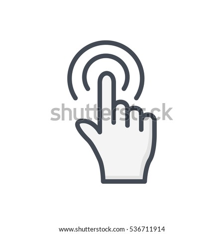 Support Icon Click mouse