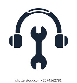 Support icon collection .design style with background