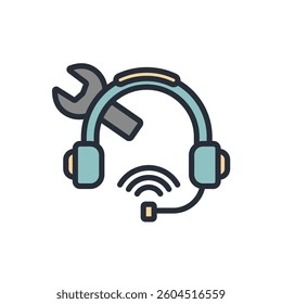 support icon collection .design style with background