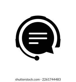 Support Icon. Communication, speech, talk, service, chat vector. EPS 10