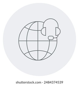 Support icon, Comprehensive Support Solutions icon, 247 Customer Support Services icon