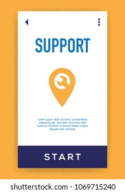 Support Icon Concept
