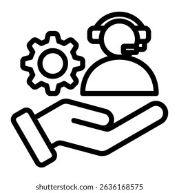 Support Icon Element For Design