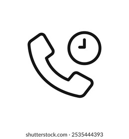 Support icon Flat art illustration in outline