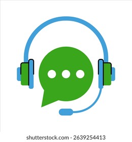 Support icon. Flat color style.