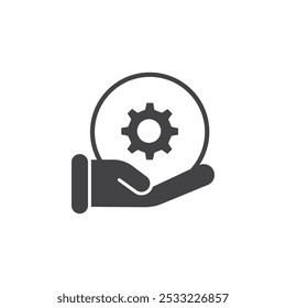 Icono de Asistencia Conjunto de contorno simple plano