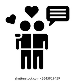 Support Icon Glyph Vector Illustration