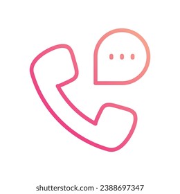 Support icon isolate white background vector stock illustration