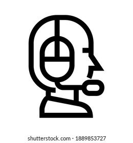 support icon or logo isolated sign symbol vector illustration - high quality black style vector icons
