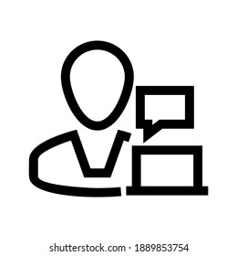 support icon or logo isolated sign symbol vector illustration - high quality black style vector icons

