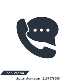 ilustración vectorial del logotipo del icono de soporte. Plantilla de símbolo de asistencia al cliente para la colección de diseño gráfico y web