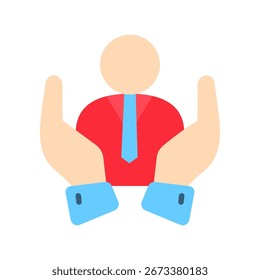 Support Icon Mini Illustration Icon. Use For Modern Concept, Print, Ui, Ux Kit, Web And App Development. Vector Related To Office, Education, Examination And More