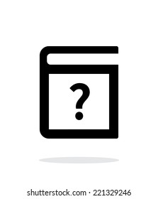 Support icon on white background. Vector illustration.