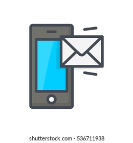Support Icon phone mail