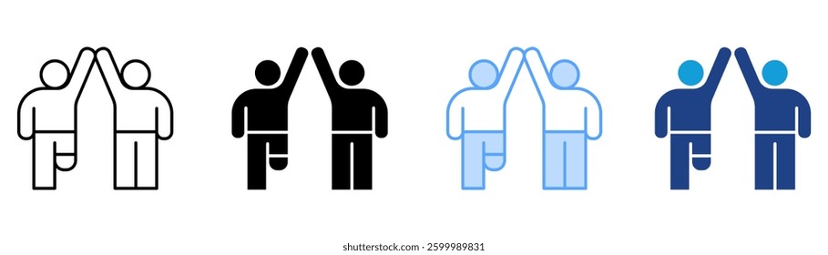 Support Icon Set Multiple Style Collection