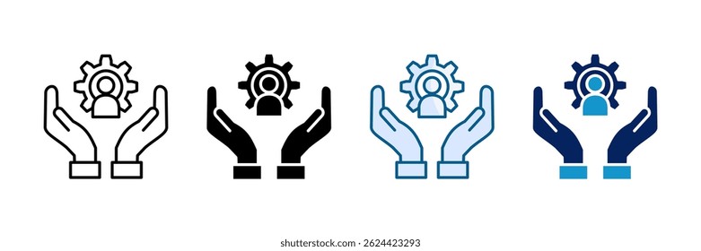 Support Icon Set Multiple Style Collection