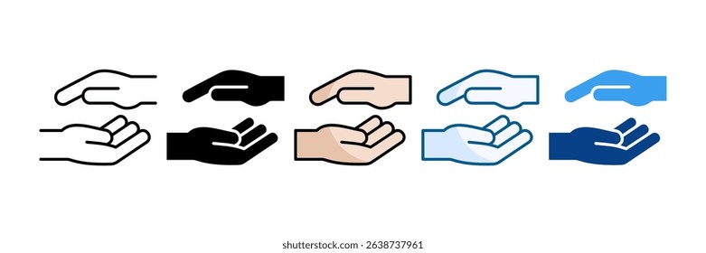 Support Icon Set Multiple Style Collection