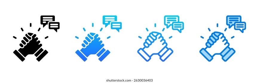 Support icon sheet multiple style collection