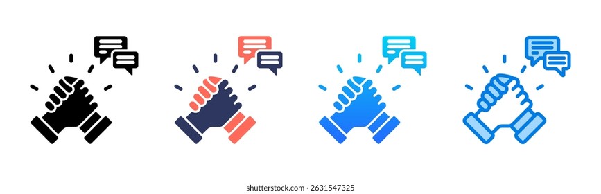 Support icon sheet multiple style collection