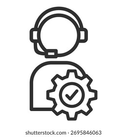 Support Icon Single Vector Collection