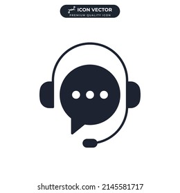 plantilla de símbolo de icono de soporte para la ilustración vectorial de la colección de diseño gráfico y web