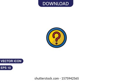 Support icon in trendy flat style isolated on white background vector illustration 