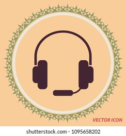 Support icon, vector design element