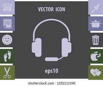 Support icon, vector design element